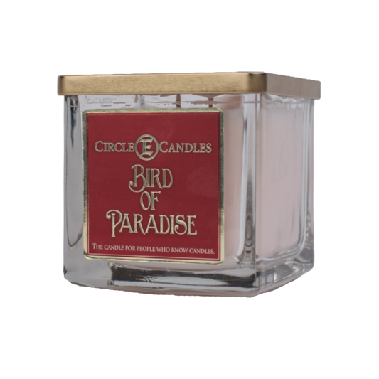 Bird of Paradise Scent, Jar Candle, 8oz - 22oz, 1-2 Wicks, Circle E Candles