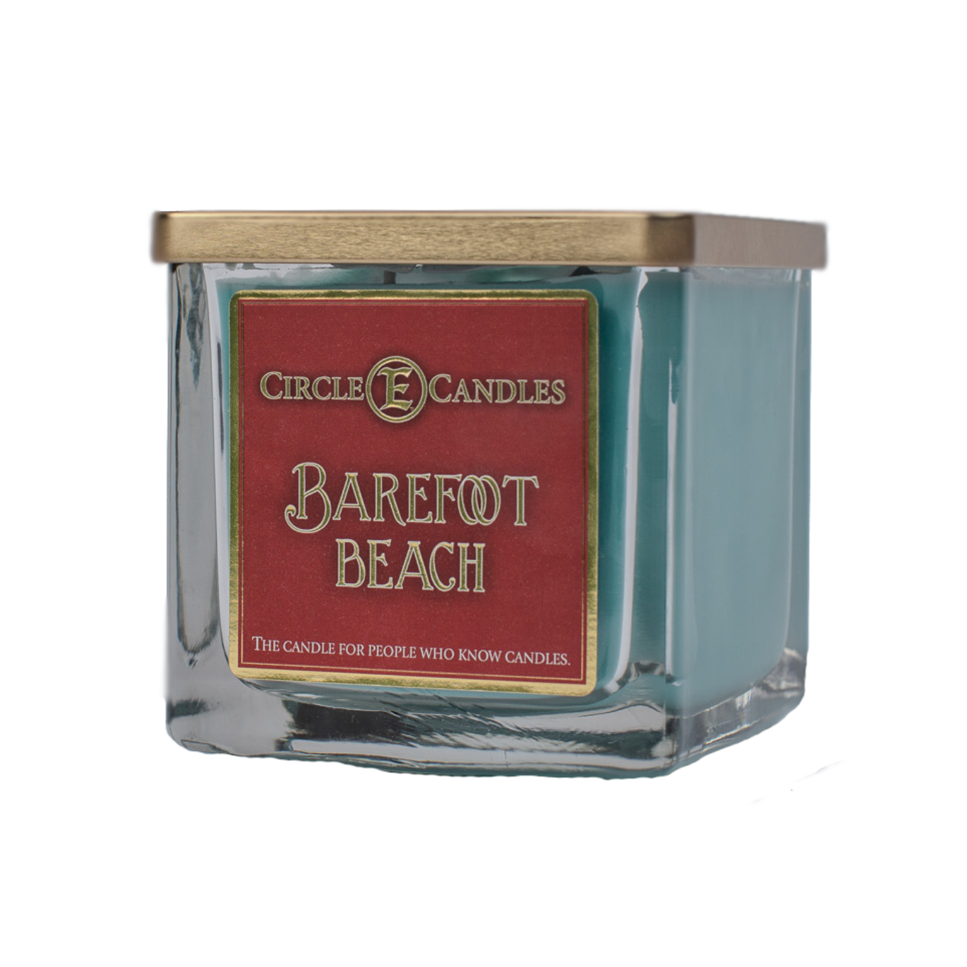 Barefoot Beach Scent, Jar Candle, 8oz - 22oz, 1 -2 Wicks, Circle E Candles